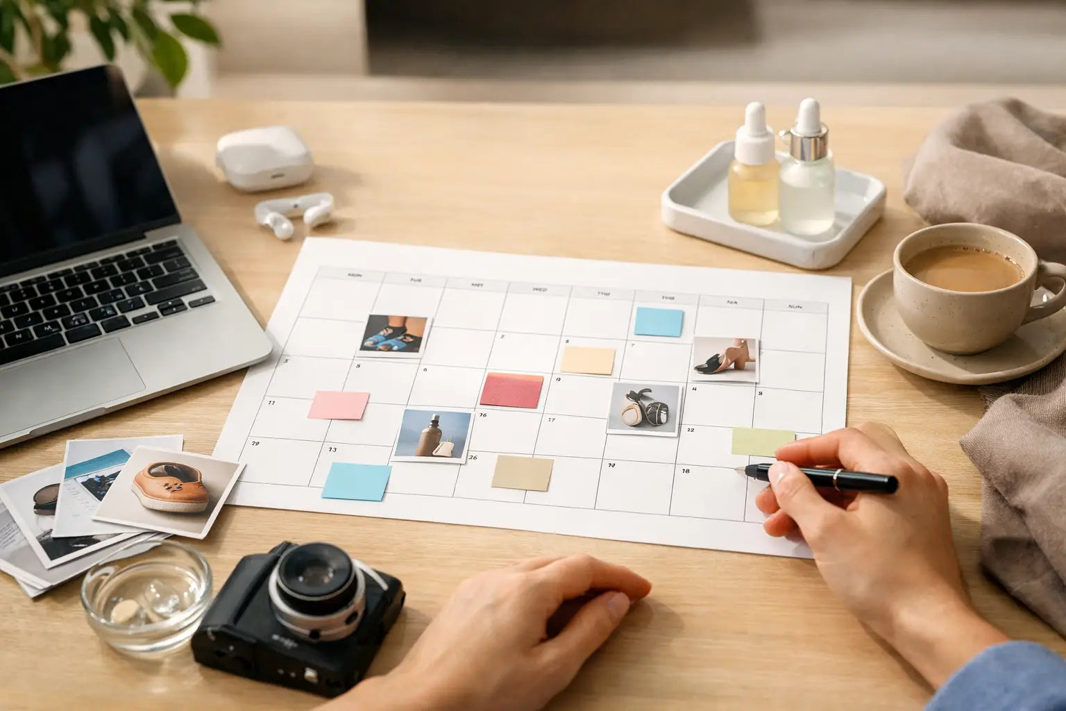 Drop Marketing Calendar Template for Brands