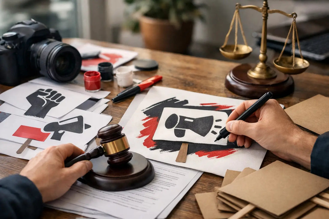 How to Design Protest Graphics Legally