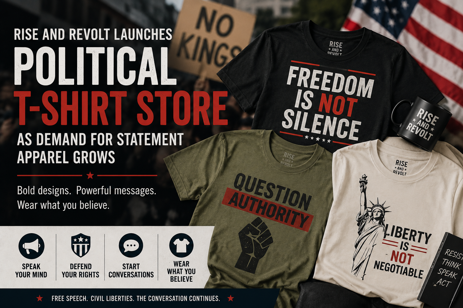 Rise And Revolt Launches Press Release - Rise And Revolt