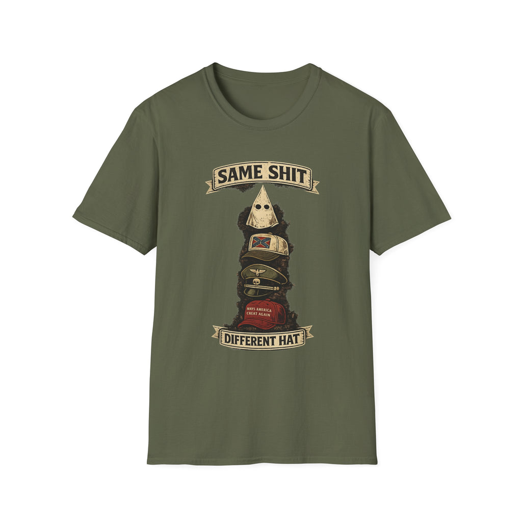 Same Shit Different Hat T-Shirt - Embrace Your Style with Humor - Rise And Revolt