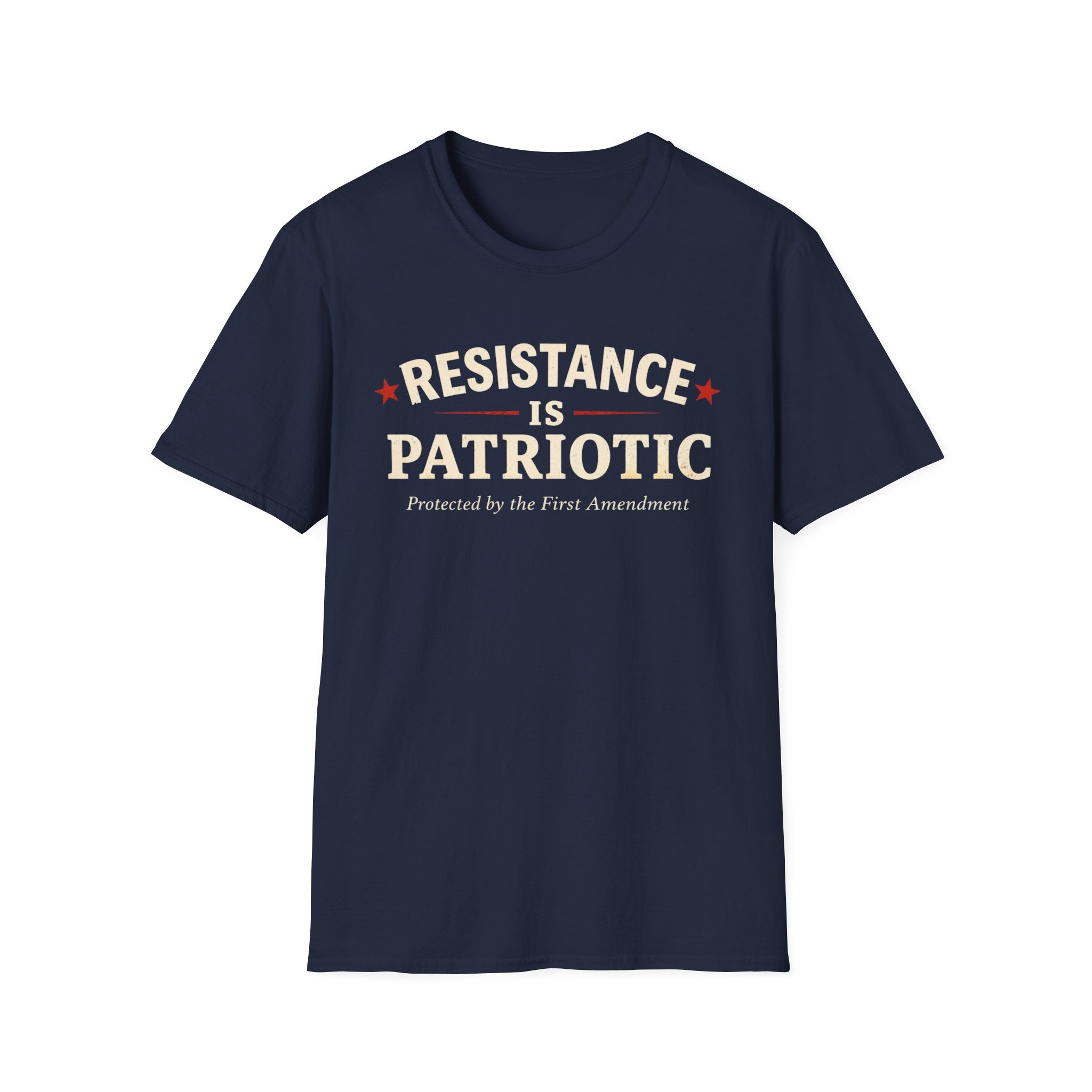 Resistance Is Patriotic Resistance T-Shirt - Stand for Your Beliefs - Rise And Revolt