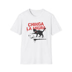 Chinga La Migra Cat ICE T-Shirt with Necklace - Rise And Revolt