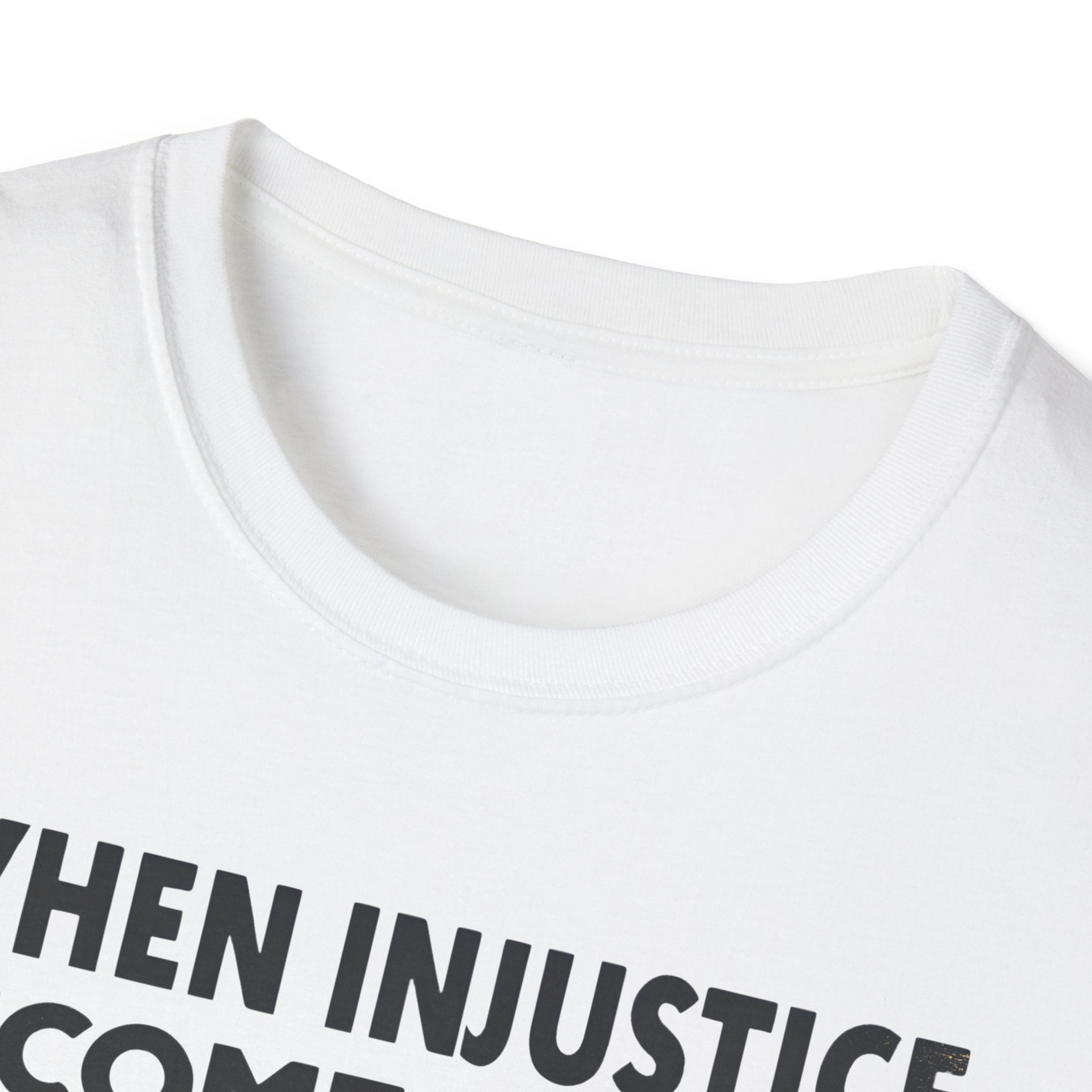 When Injustice Becomes Law Military T-Shirt - Rise And Revolt