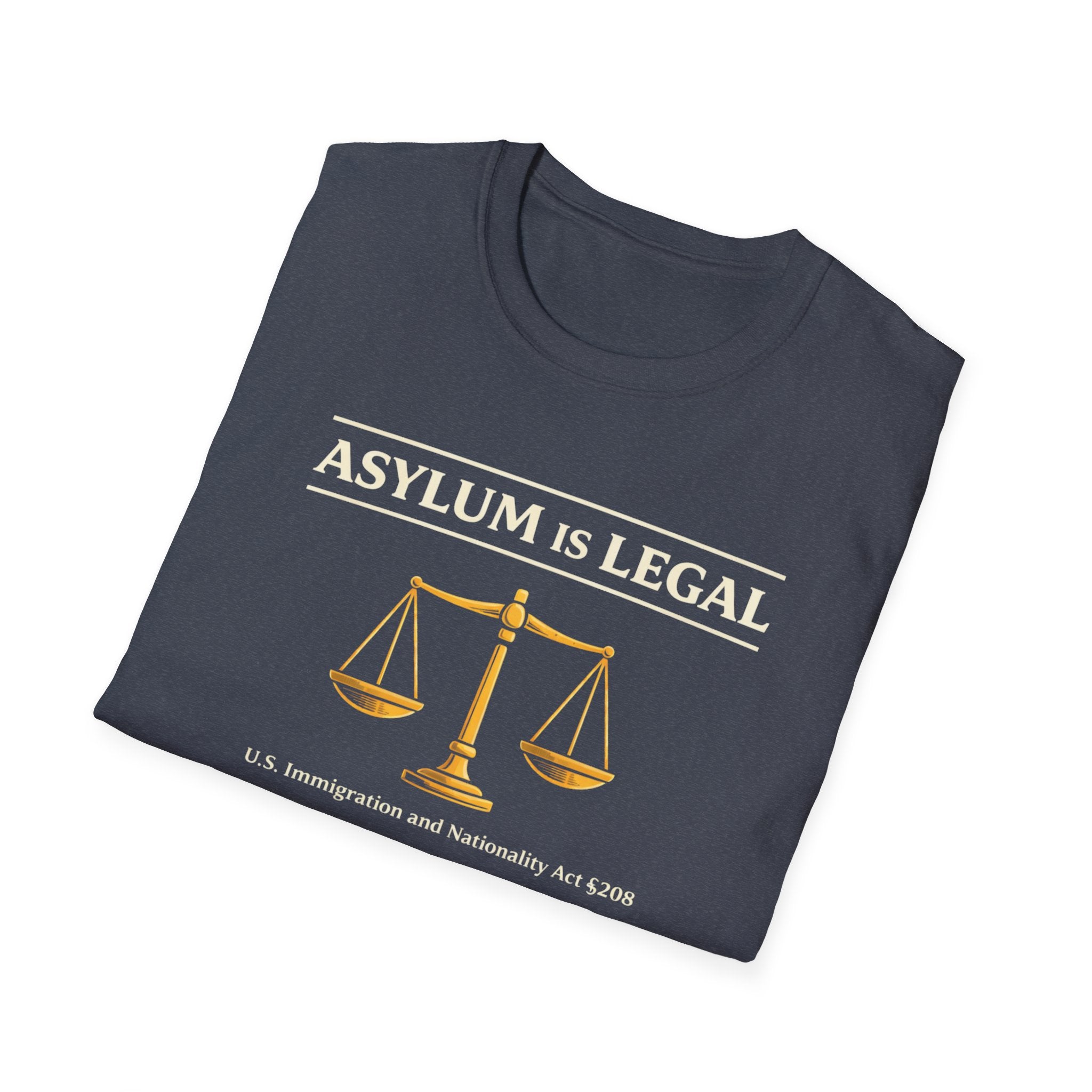 Asylum Is Legal T-Shirt - Rise And Revolt
