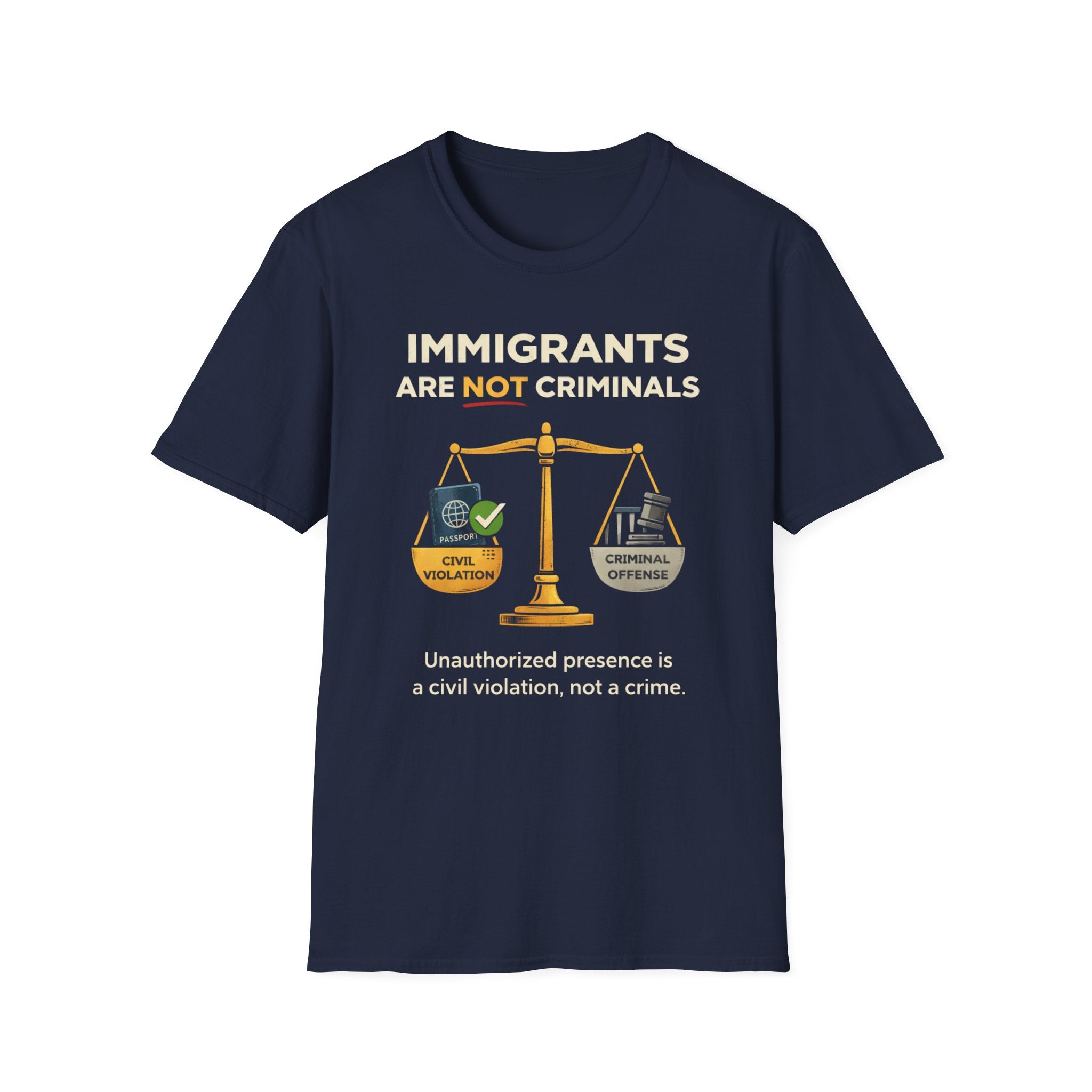Immigrants Are Not Criminals T-Shirt - Rise And Revolt