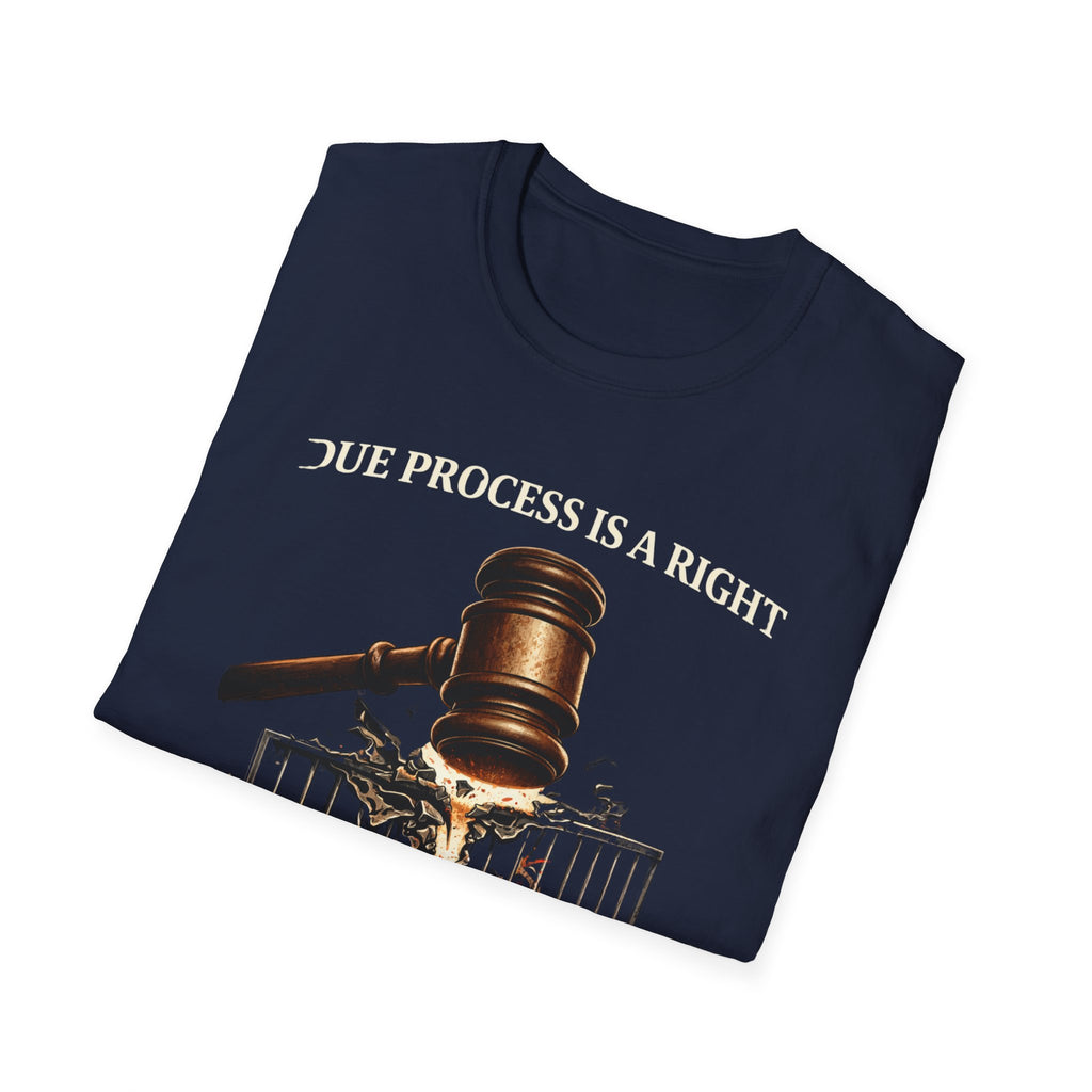 Due Process T-Shirt - Assert Your Rights in Style - Rise And Revolt