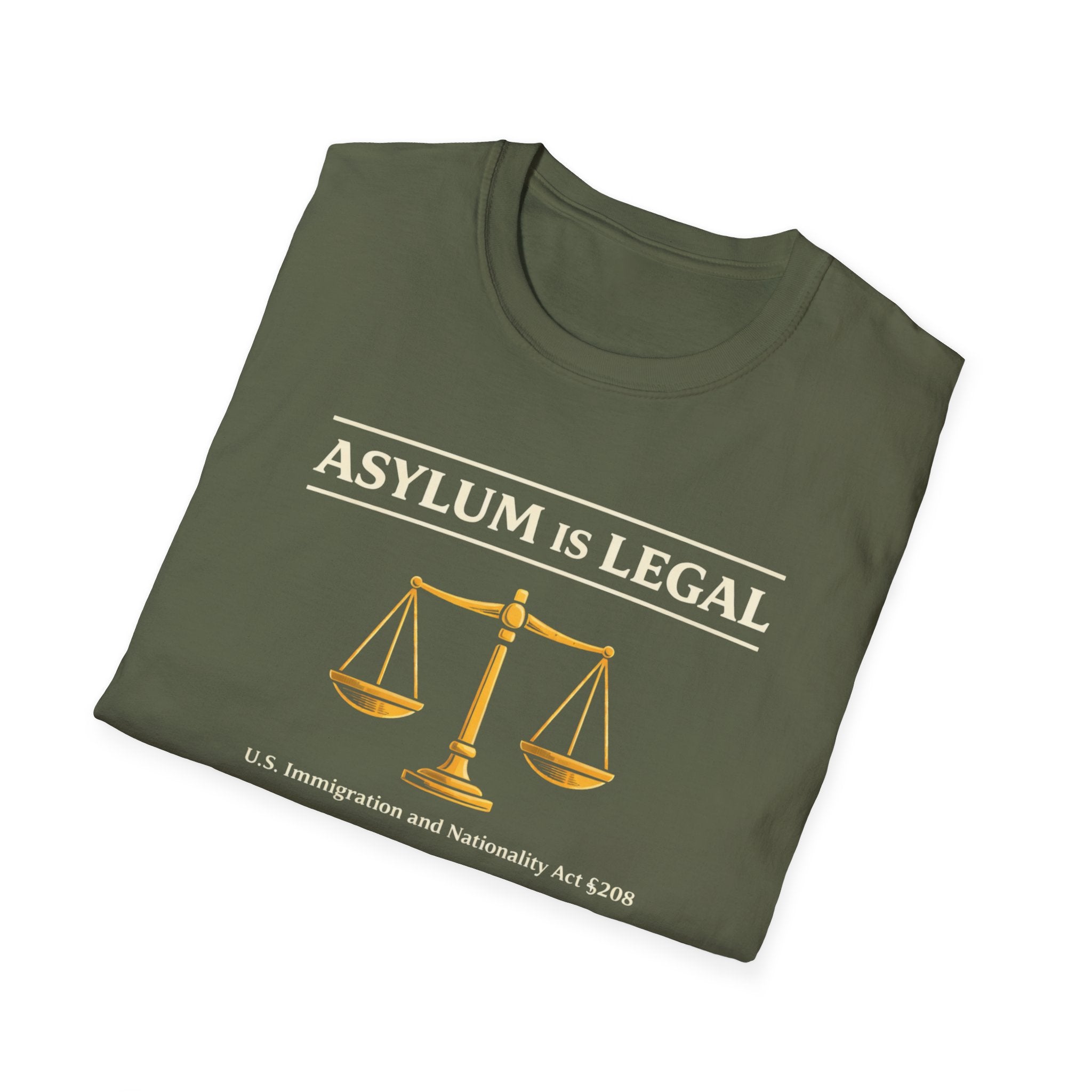Asylum Is Legal T-Shirt - Rise And Revolt
