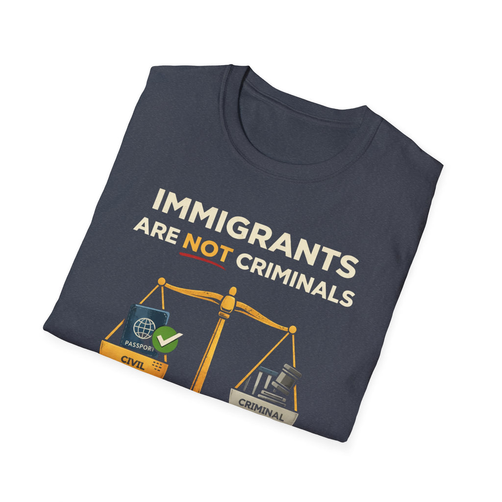 Immigrants Are Not Criminals T-Shirt - Rise And Revolt