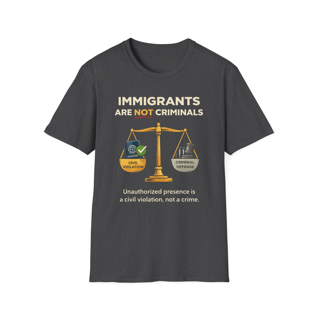 Immigrants Are Not Criminals T-Shirt - Rise And Revolt