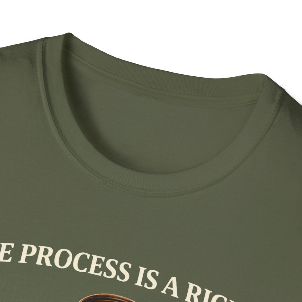 Due Process T-Shirt - Assert Your Rights in Style - Rise And Revolt
