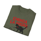 Chinga La Migra Cat ICE T-Shirt with Necklace - Rise And Revolt