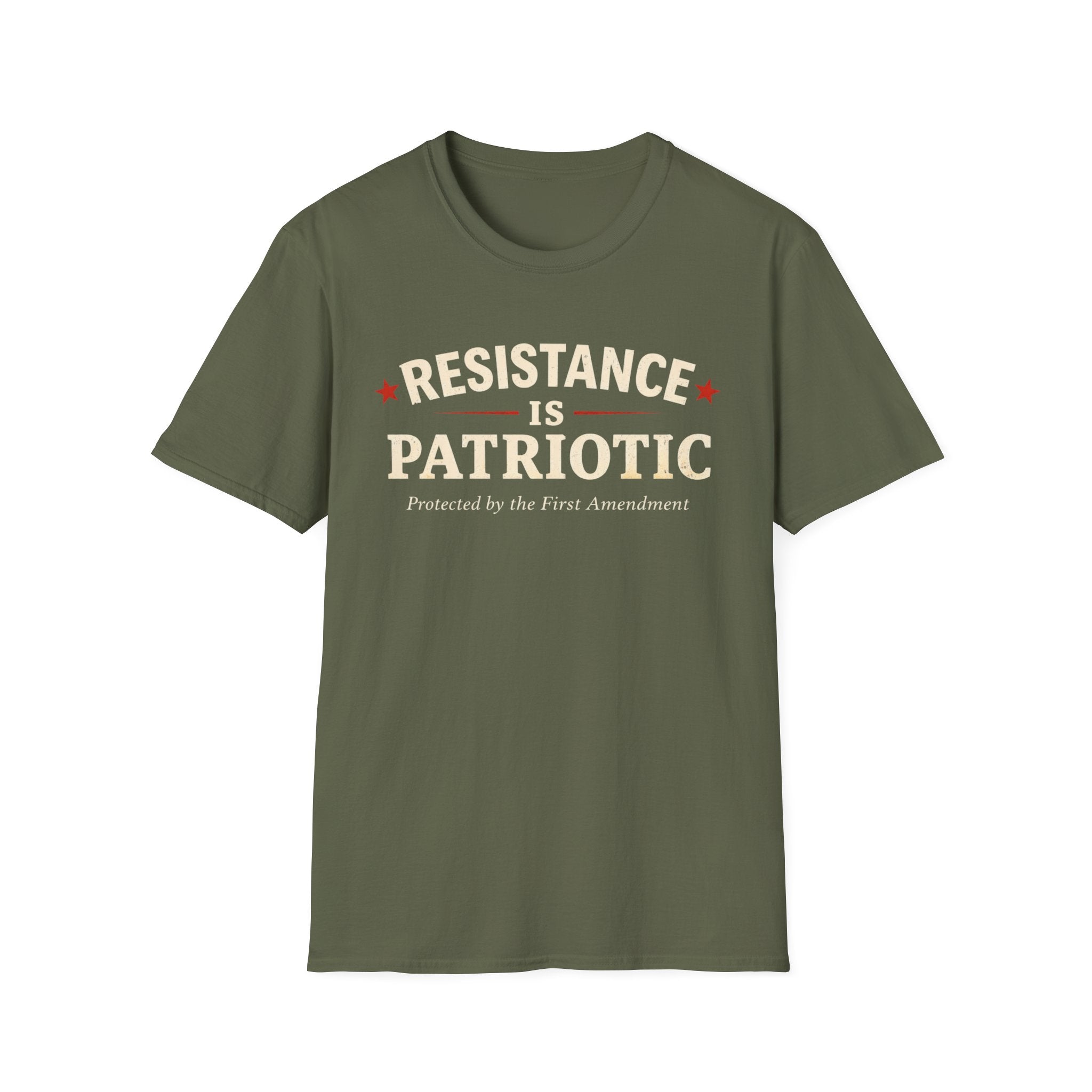 Resistance Is Patriotic Resistance T-Shirt - Stand for Your Beliefs - Rise And Revolt