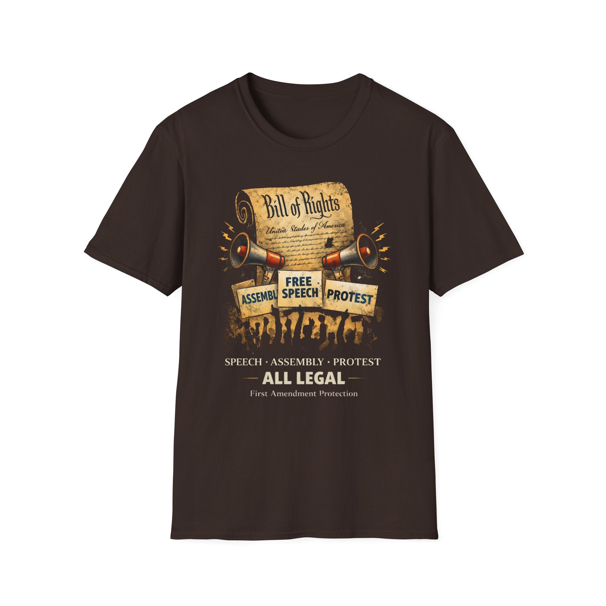 Bill Of Rights All Legal T-Shirt - Rise And Revolt