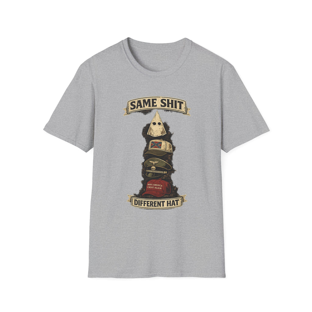 Same Shit Different Hat T-Shirt - Embrace Your Style with Humor - Rise And Revolt