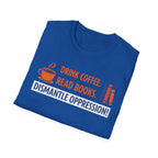 Drink Coffee Read Books T-Shirt - Rise And Revolt