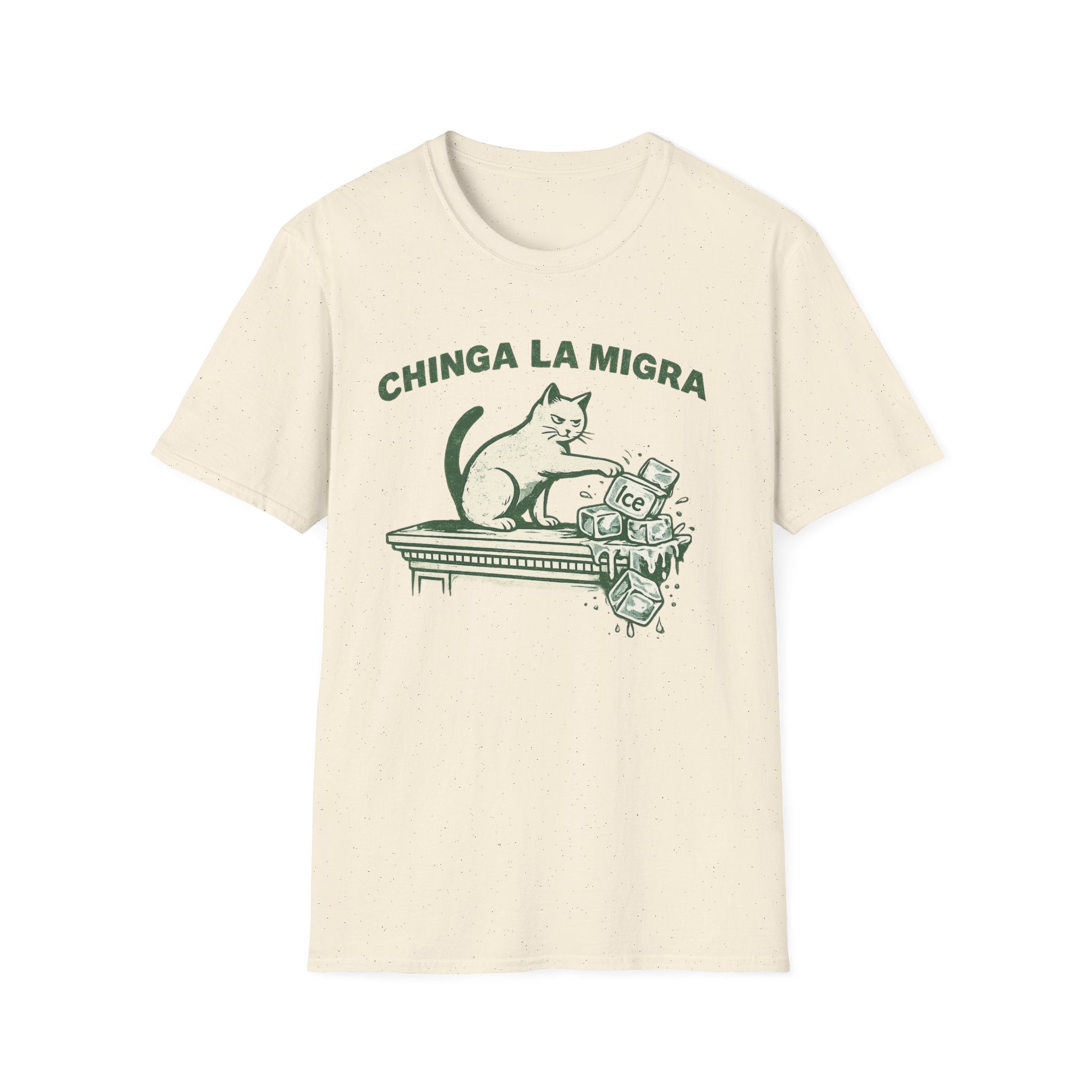Chinga La Migra T-Shirt - Bopping Ice Design for Bold Statements - Rise And Revolt