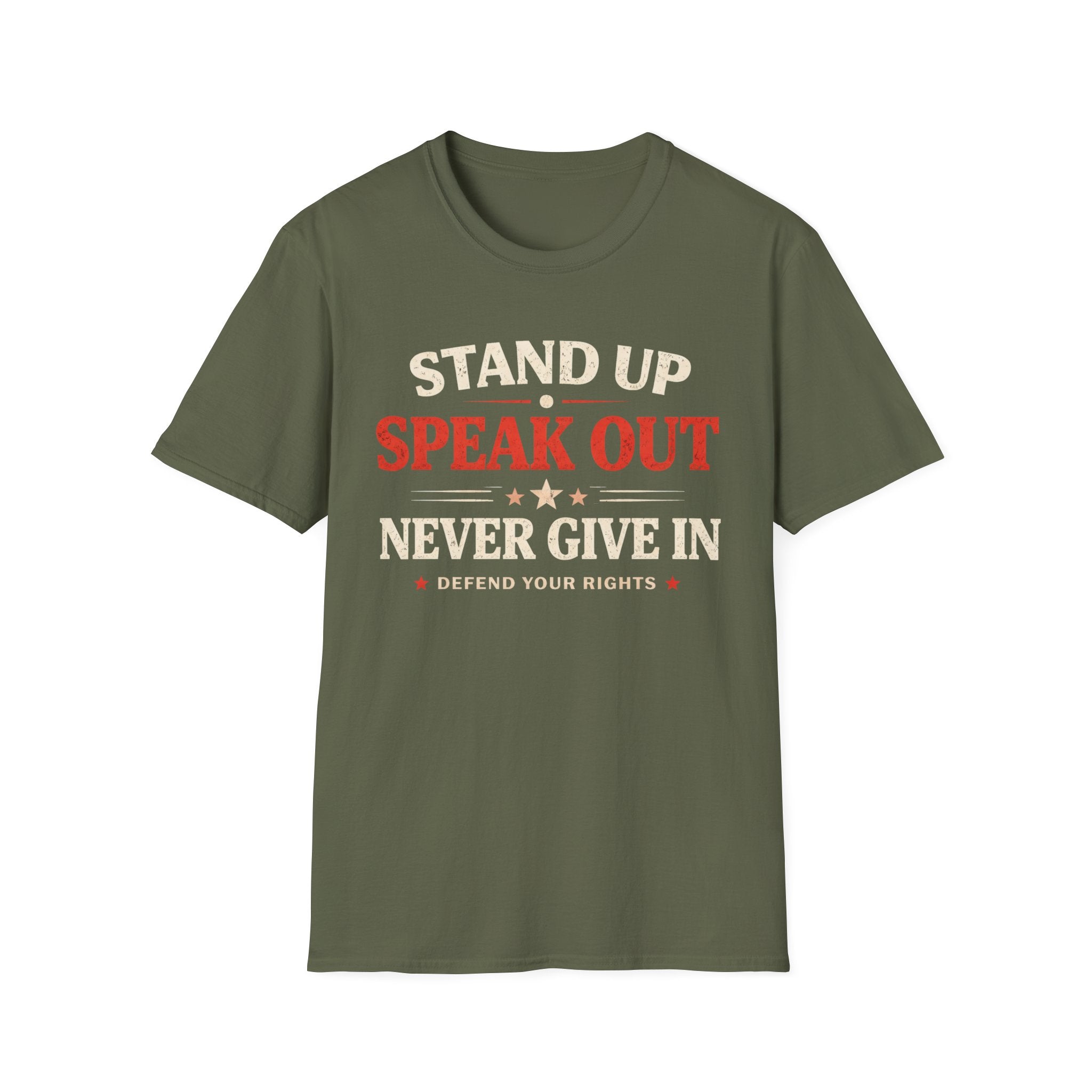 Stand Up Speak Out T-Shirt - Rise And Revolt