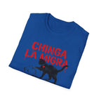 Chinga La Migra Cat ICE T-Shirt with Necklace - Rise And Revolt