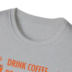 Drink Coffee Read Books T-Shirt - Rise And Revolt