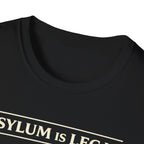 Asylum Is Legal T-Shirt - Rise And Revolt