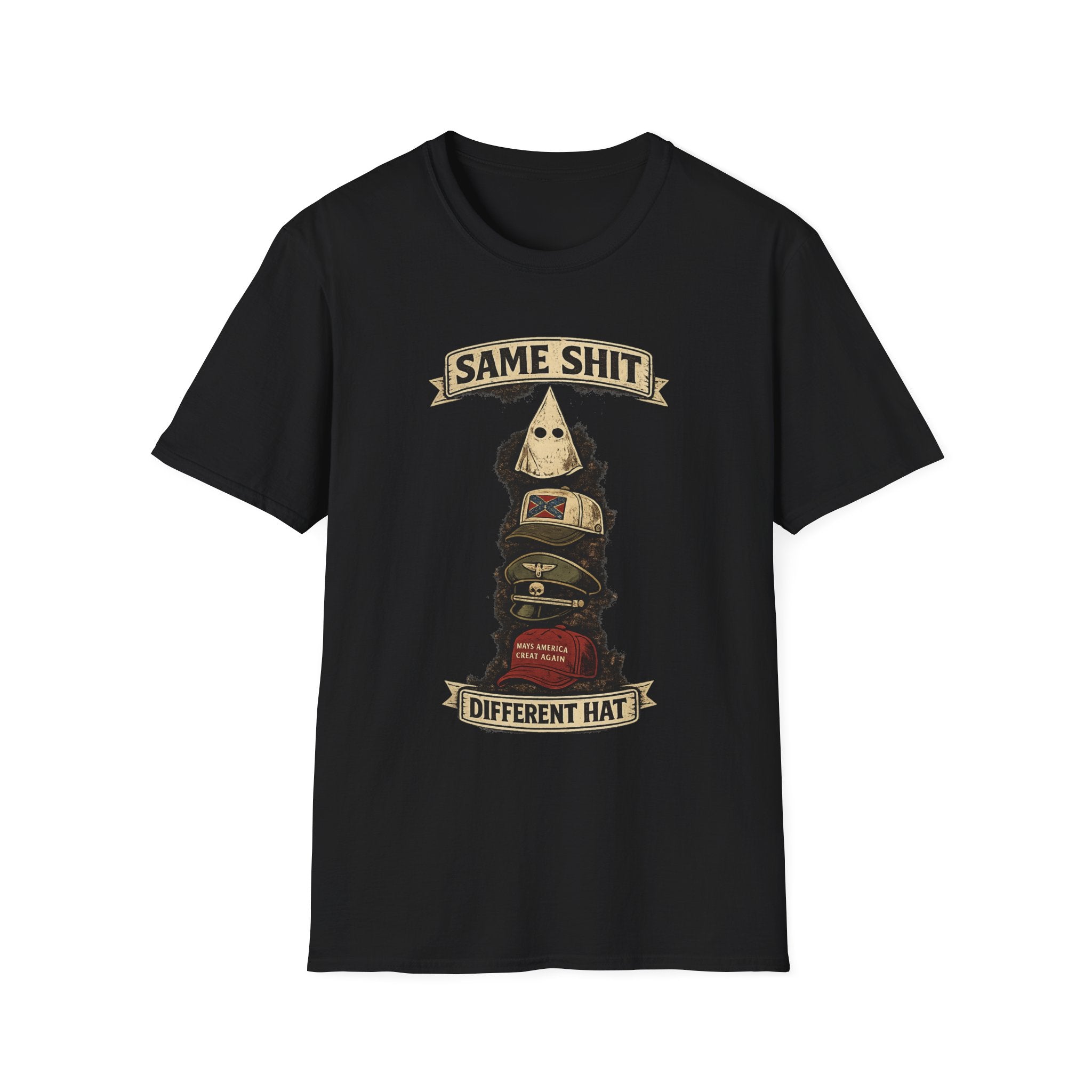 Same Shit Different Hat T-Shirt - Embrace Your Style with Humor - Rise And Revolt