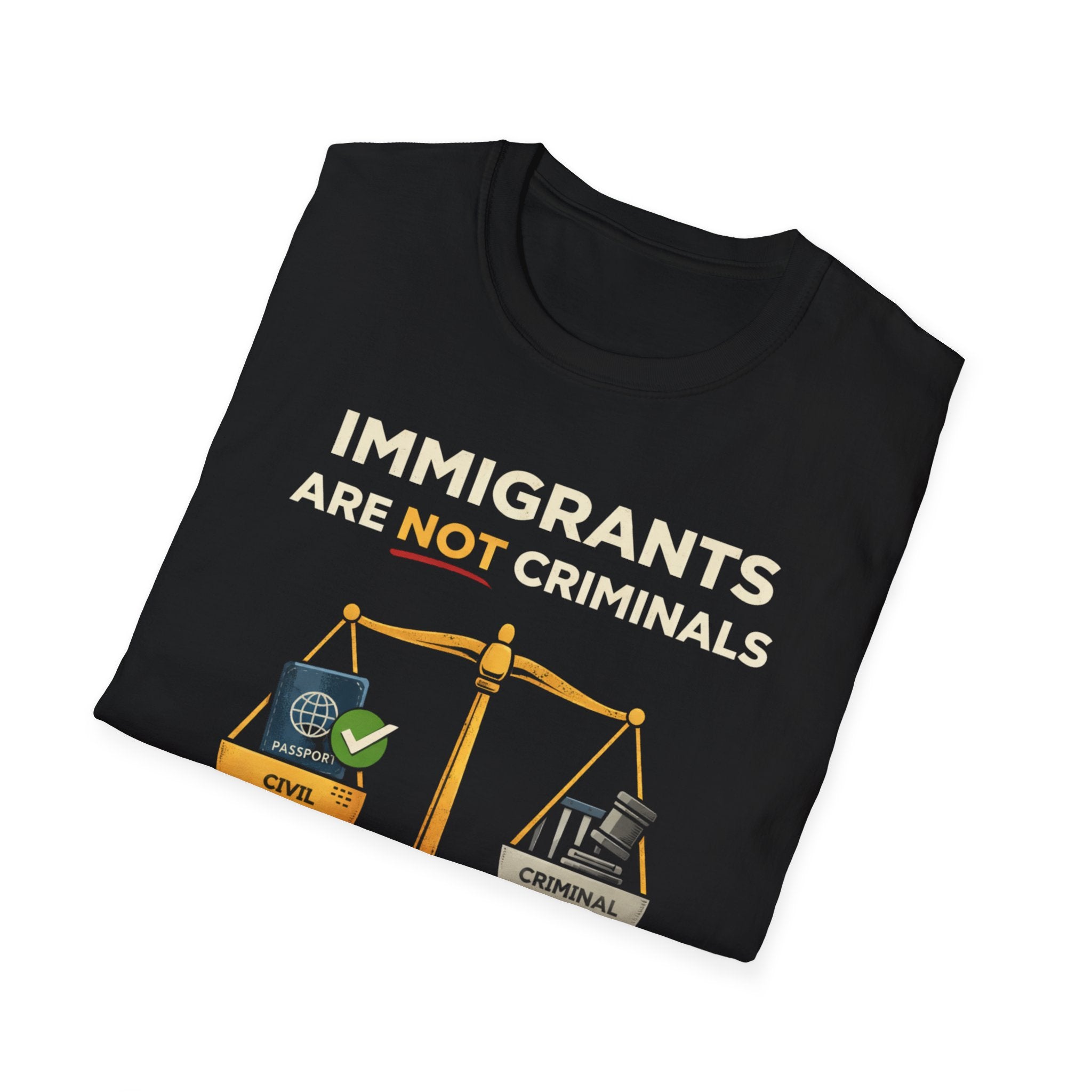Immigrants Are Not Criminals T-Shirt - Rise And Revolt