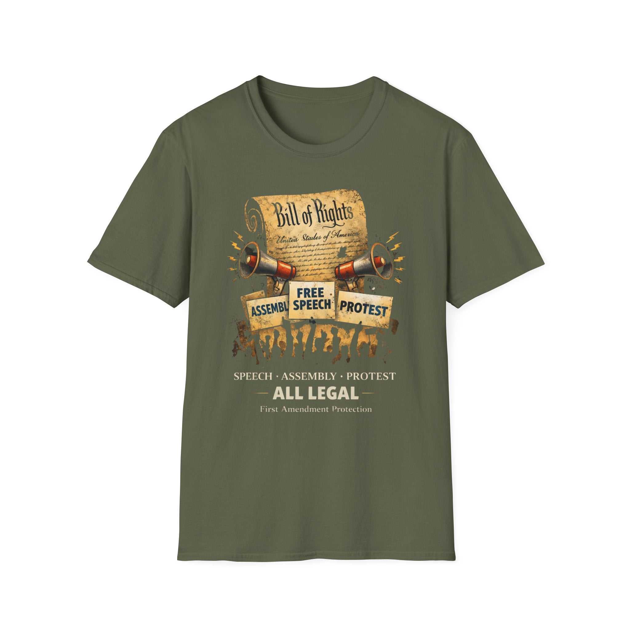 Bill Of Rights All Legal T-Shirt - Rise And Revolt