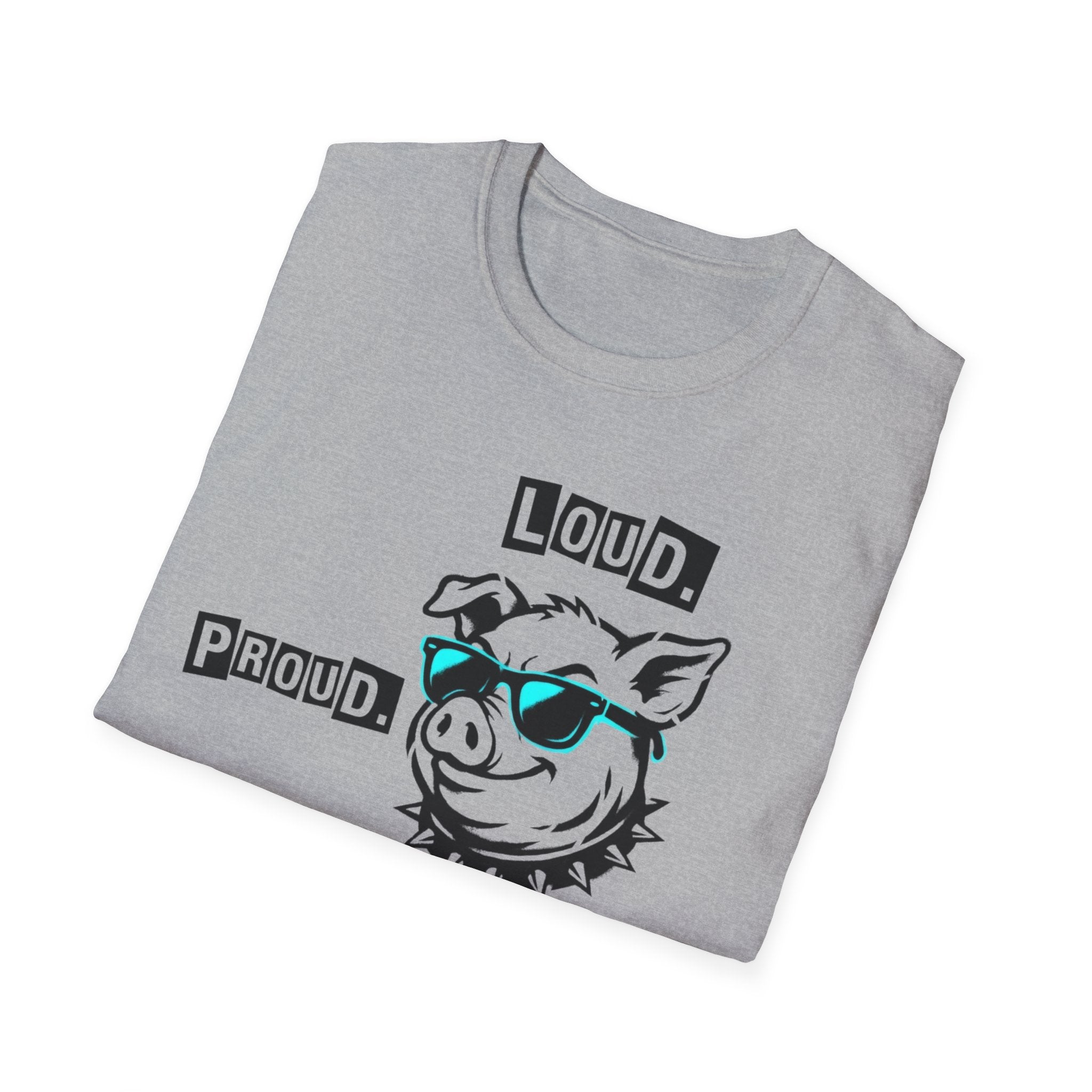 Loud Proud Piggy T-Shirt - Trump Piggy Comment T-Shirt for Women - Rise And Revolt