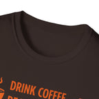 Drink Coffee Read Books T-Shirt - Rise And Revolt