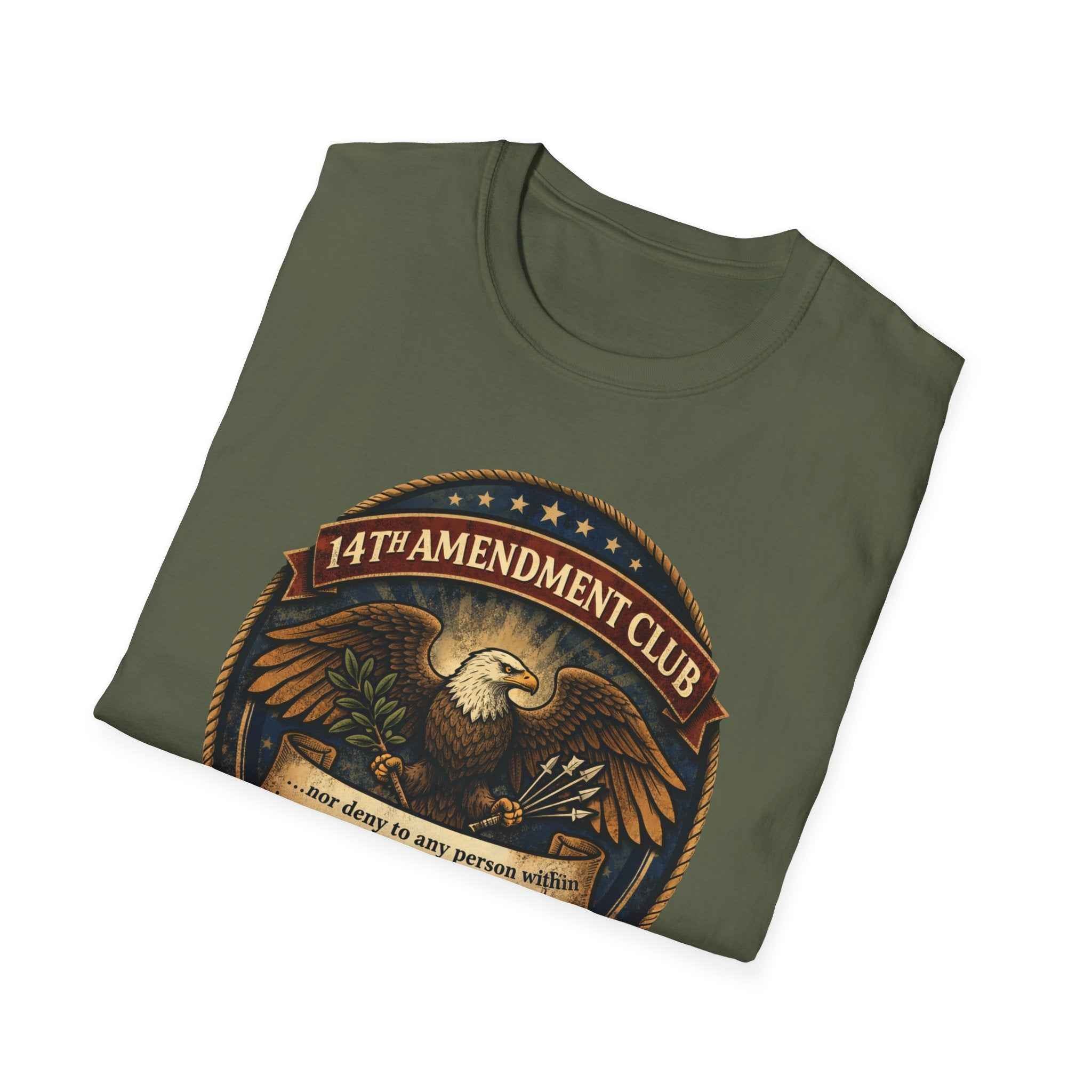 14th Amendment Club Badge T-Shirt