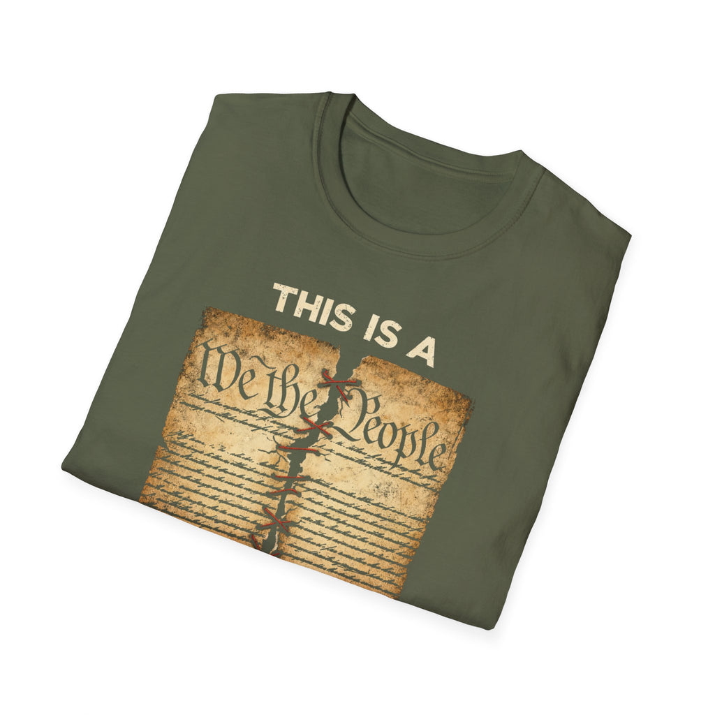 Constitutional T-Shirt for Advocates of Democracy - Rise And Revolt