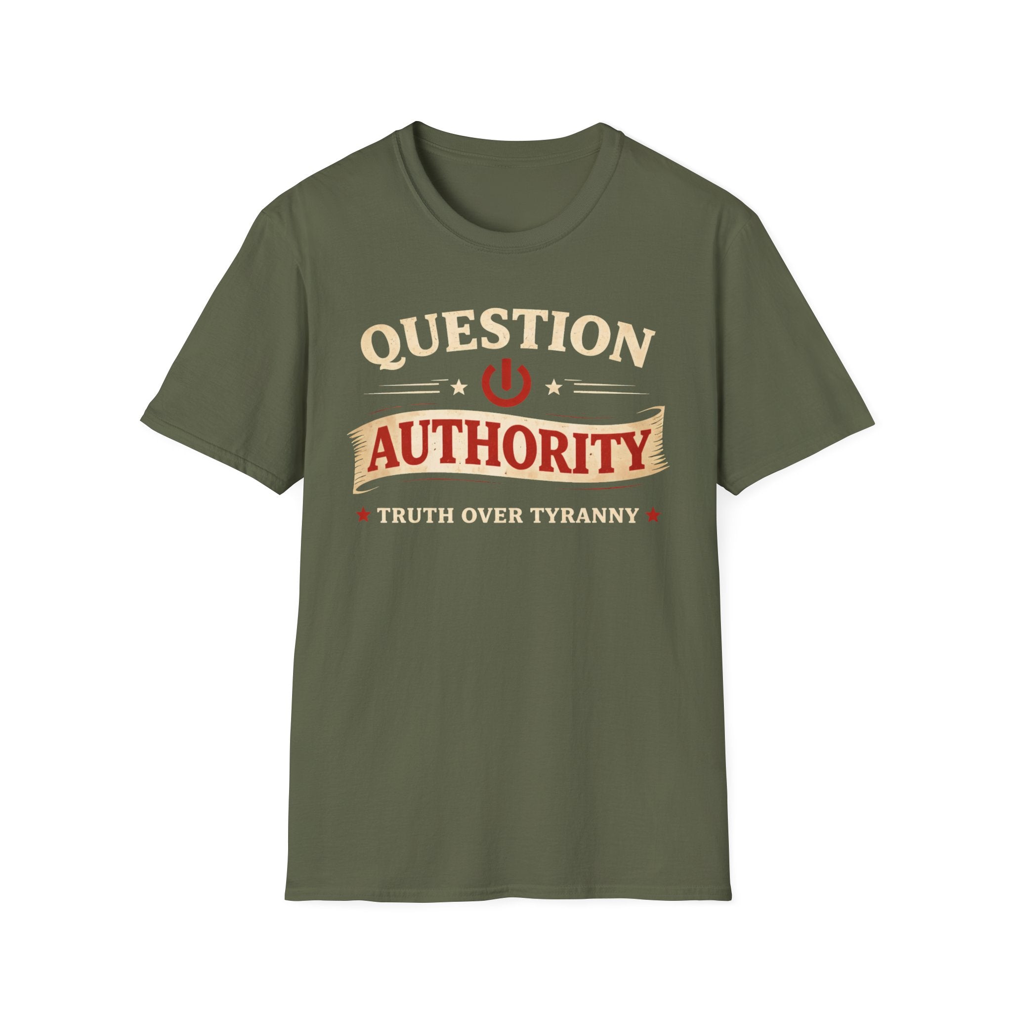Question Authority Truth Over Tyranny T-Shirt - Rise And Revolt