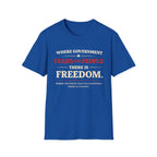 Government Fears The People T-Shirt - Rise And Revolt