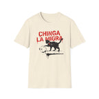 Chinga La Migra Cat ICE T-Shirt with Necklace - Rise And Revolt
