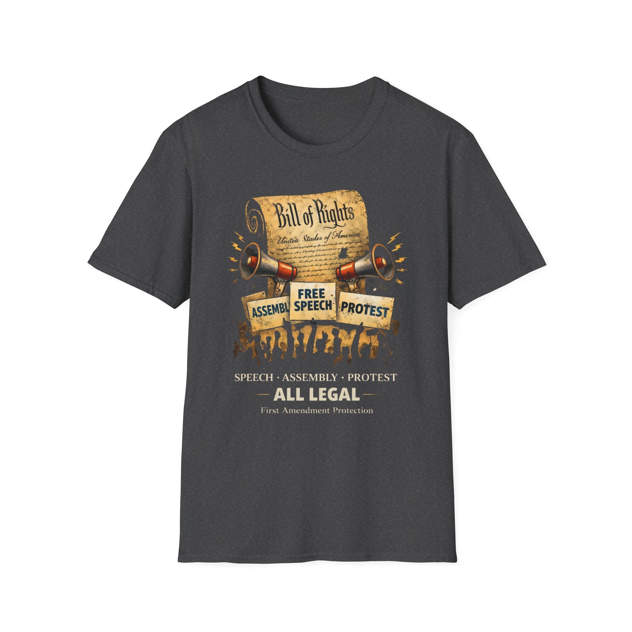 Bill Of Rights All Legal T-Shirt - Rise And Revolt