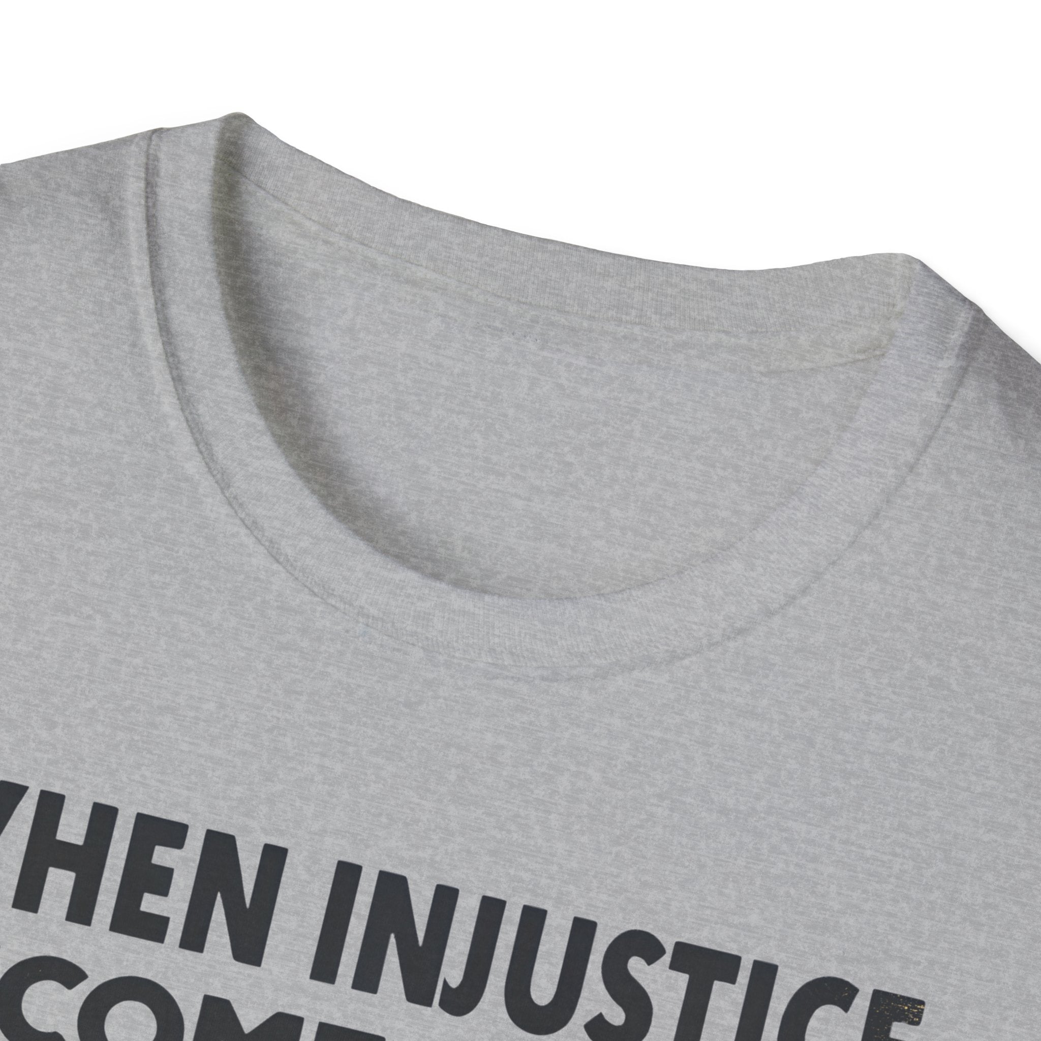 When Injustice Becomes Law Military T-Shirt - Rise And Revolt
