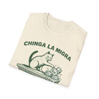 Chinga La Migra T-Shirt - Bopping Ice Design for Bold Statements - Rise And Revolt