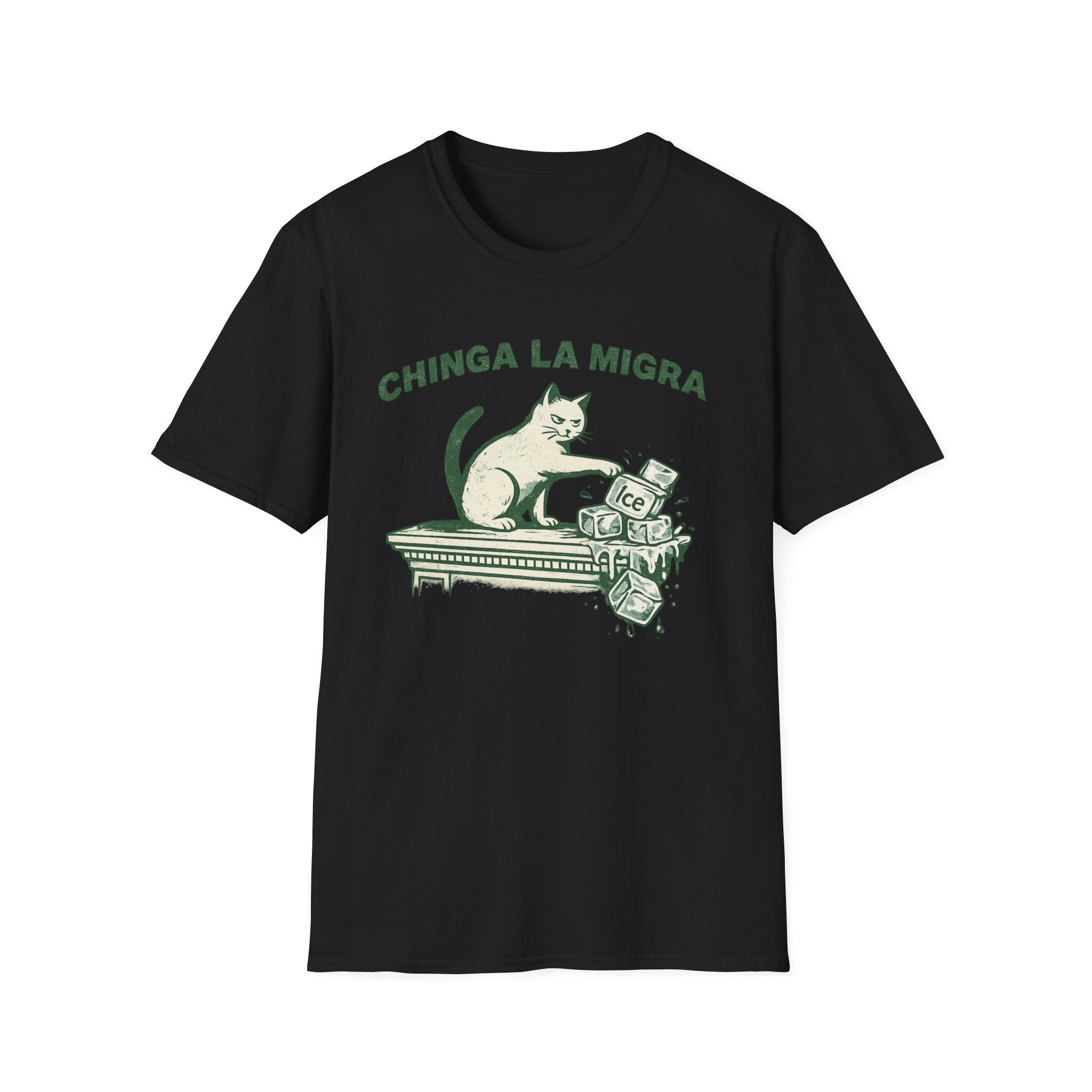 Chinga La Migra T-Shirt - Bopping Ice Design for Bold Statements - Rise And Revolt