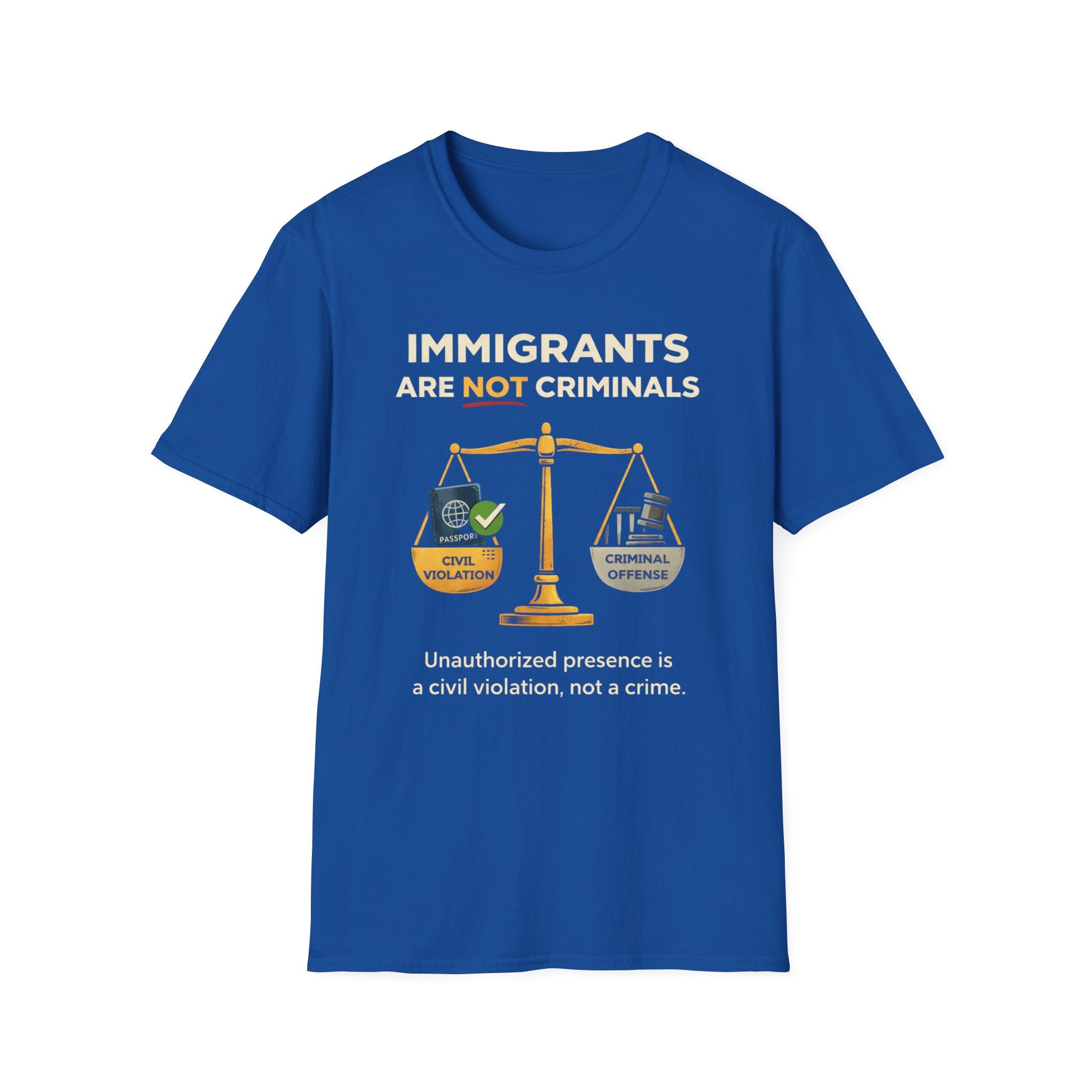Immigrants Are Not Criminals T-Shirt - Rise And Revolt