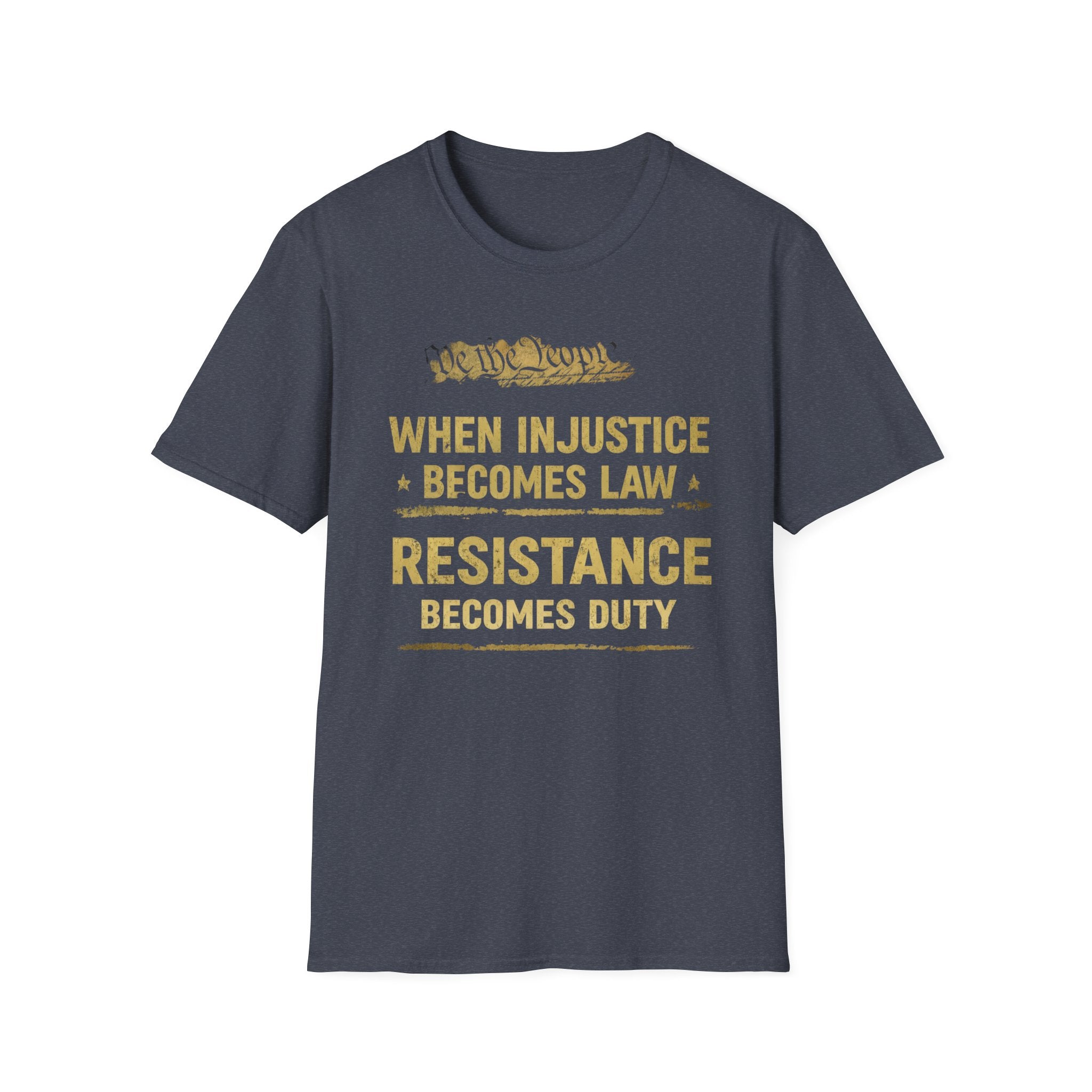 When Injustice Becomes Law T-Shirt - Rise And Revolt