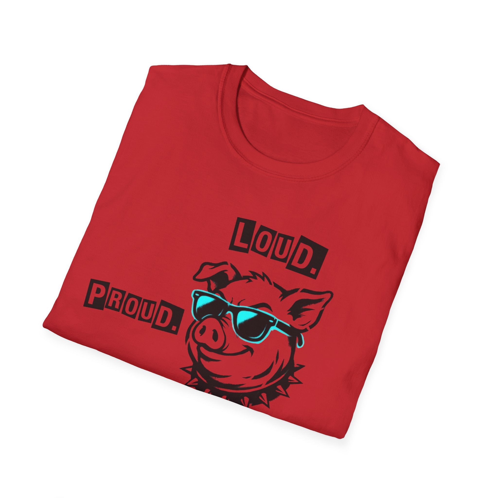 Loud Proud Piggy T-Shirt - Trump Piggy Comment T-Shirt for Women - Rise And Revolt