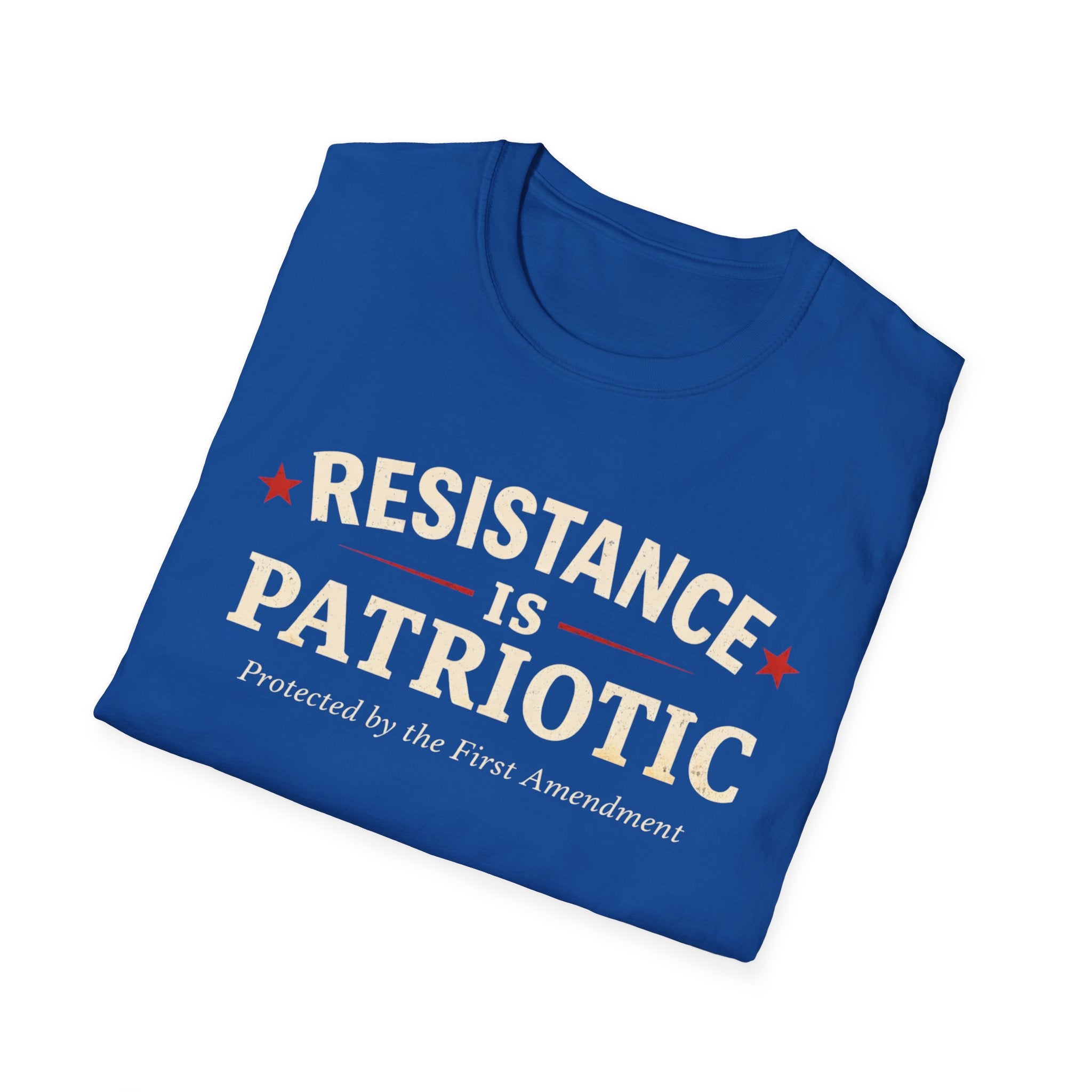 Resistance Is Patriotic Resistance T-Shirt - Stand for Your Beliefs - Rise And Revolt