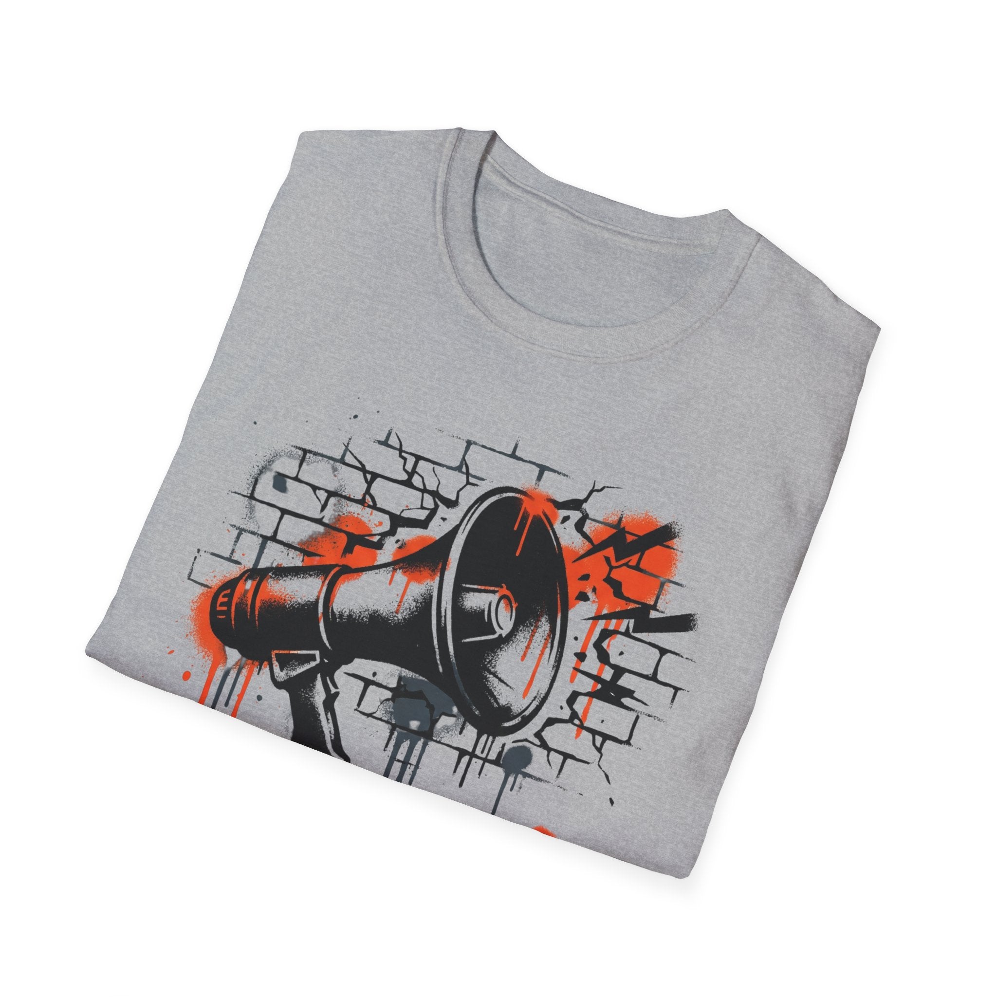 Silence Is Compliance T-Shirt - Make a Statement with Our Bold Megaphone Design - Rise And Revolt