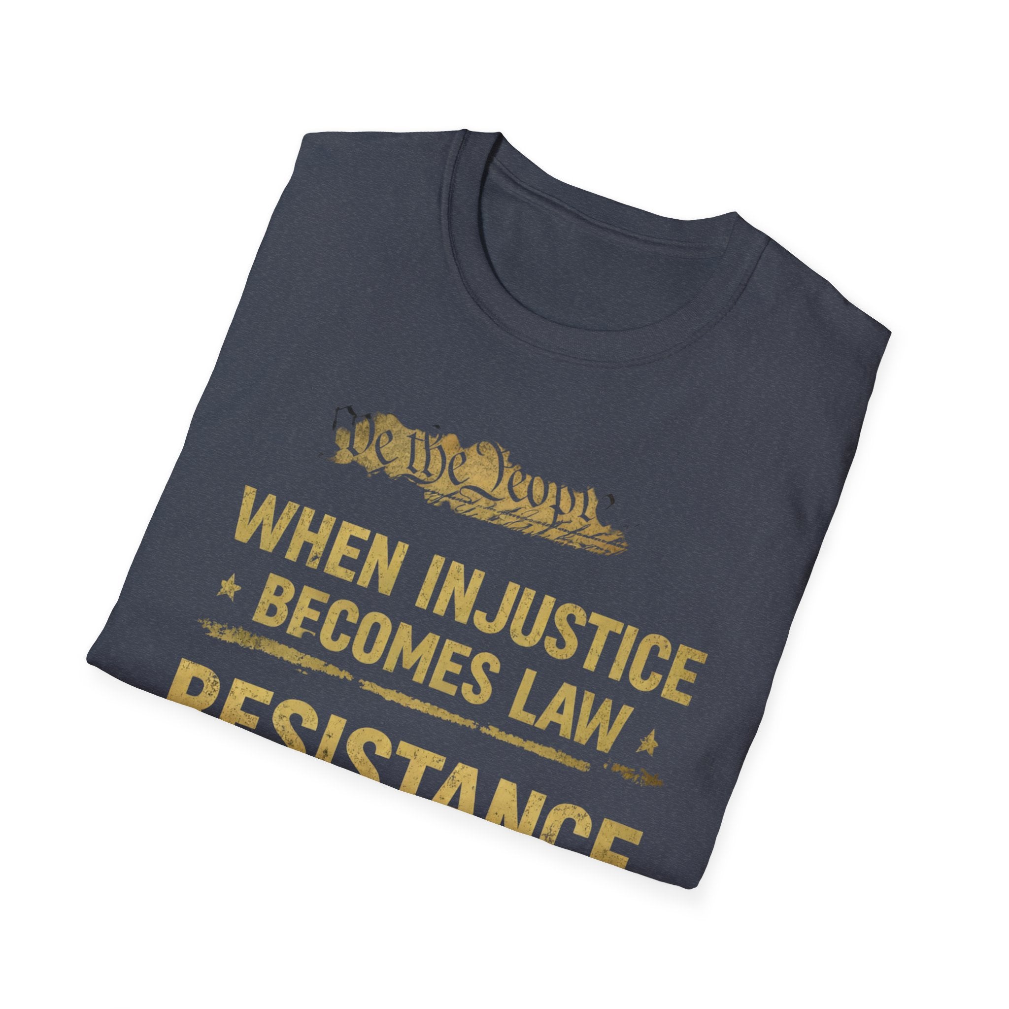 When Injustice Becomes Law T-Shirt - Rise And Revolt