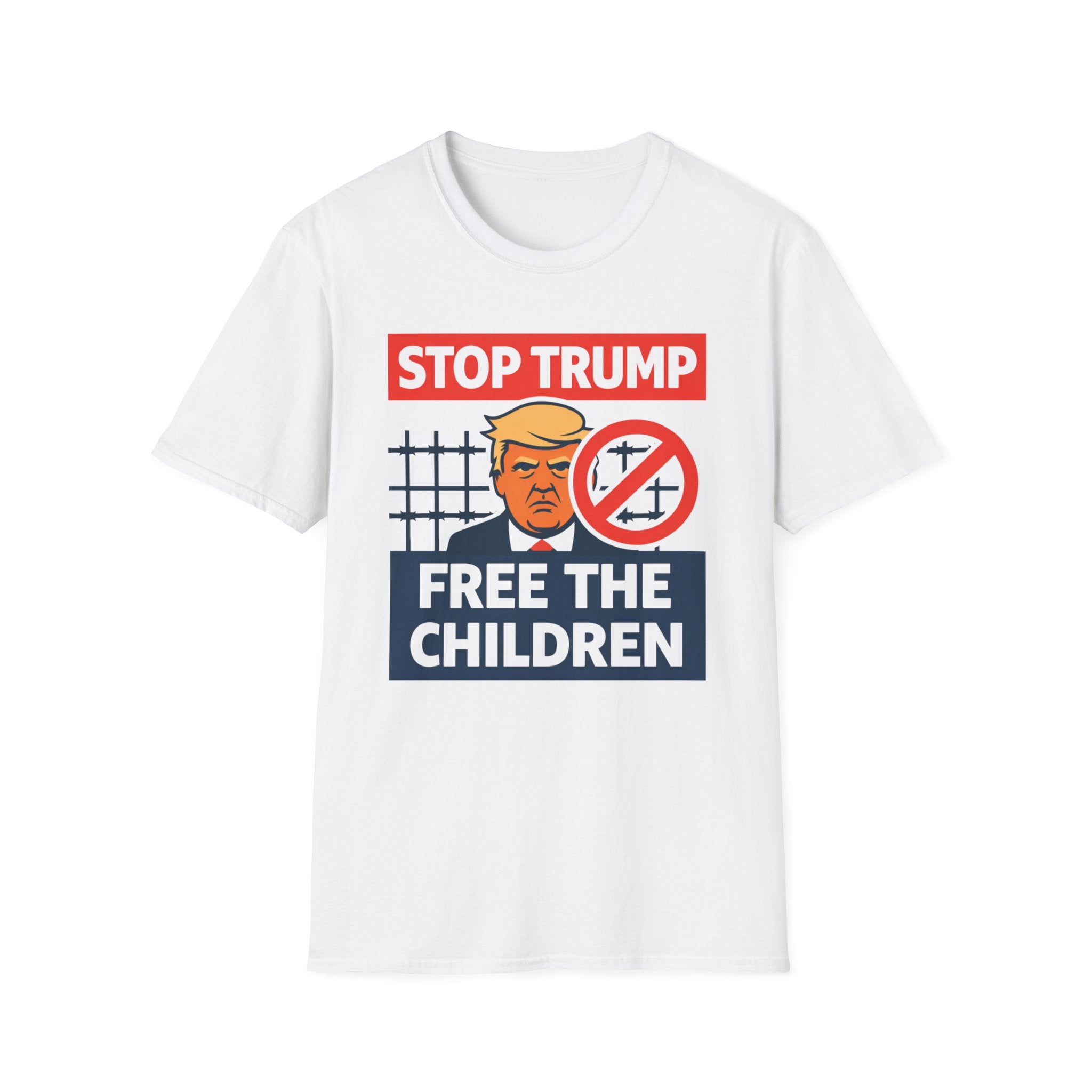 Stop Trump Free The Children T-Shirt - Rise And Revolt