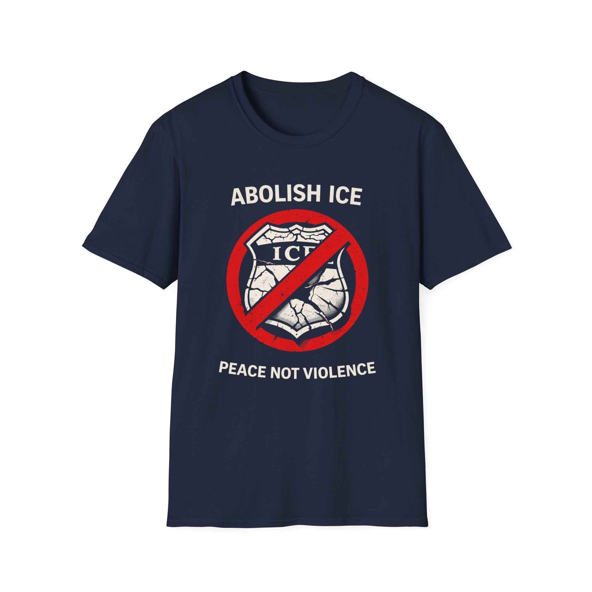 Abolish Ice Peace Not Violence T-Shirt