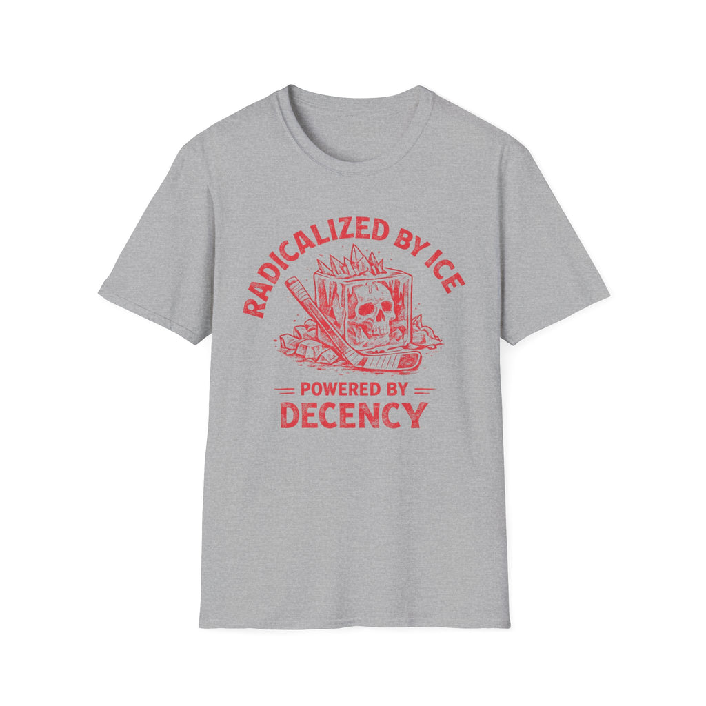 Radicalized By Ice Hockey T-Shirt - Rise And Revolt