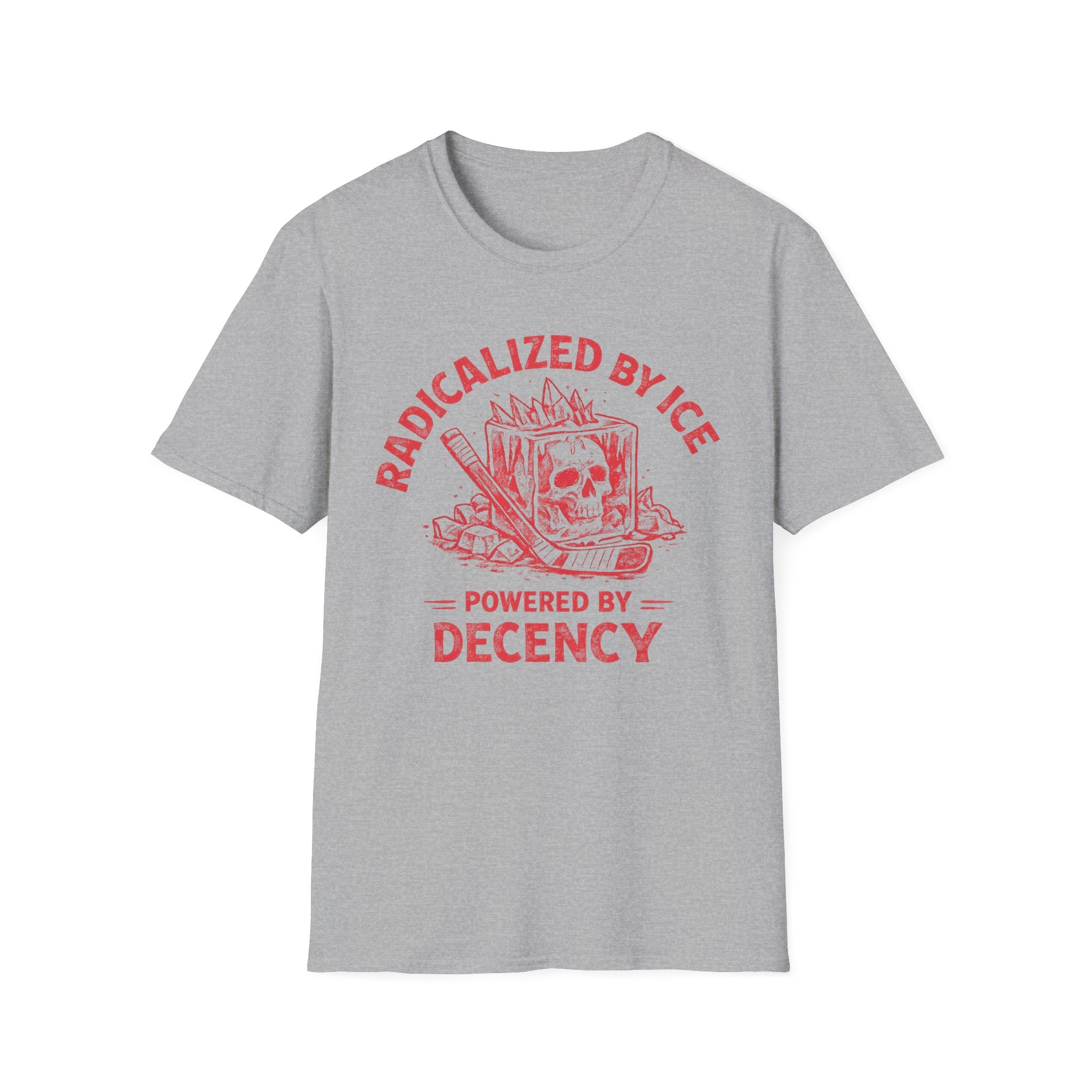 Radicalized By Ice Hockey T-Shirt - Rise And Revolt