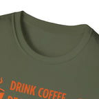 Drink Coffee Read Books T-Shirt - Rise And Revolt