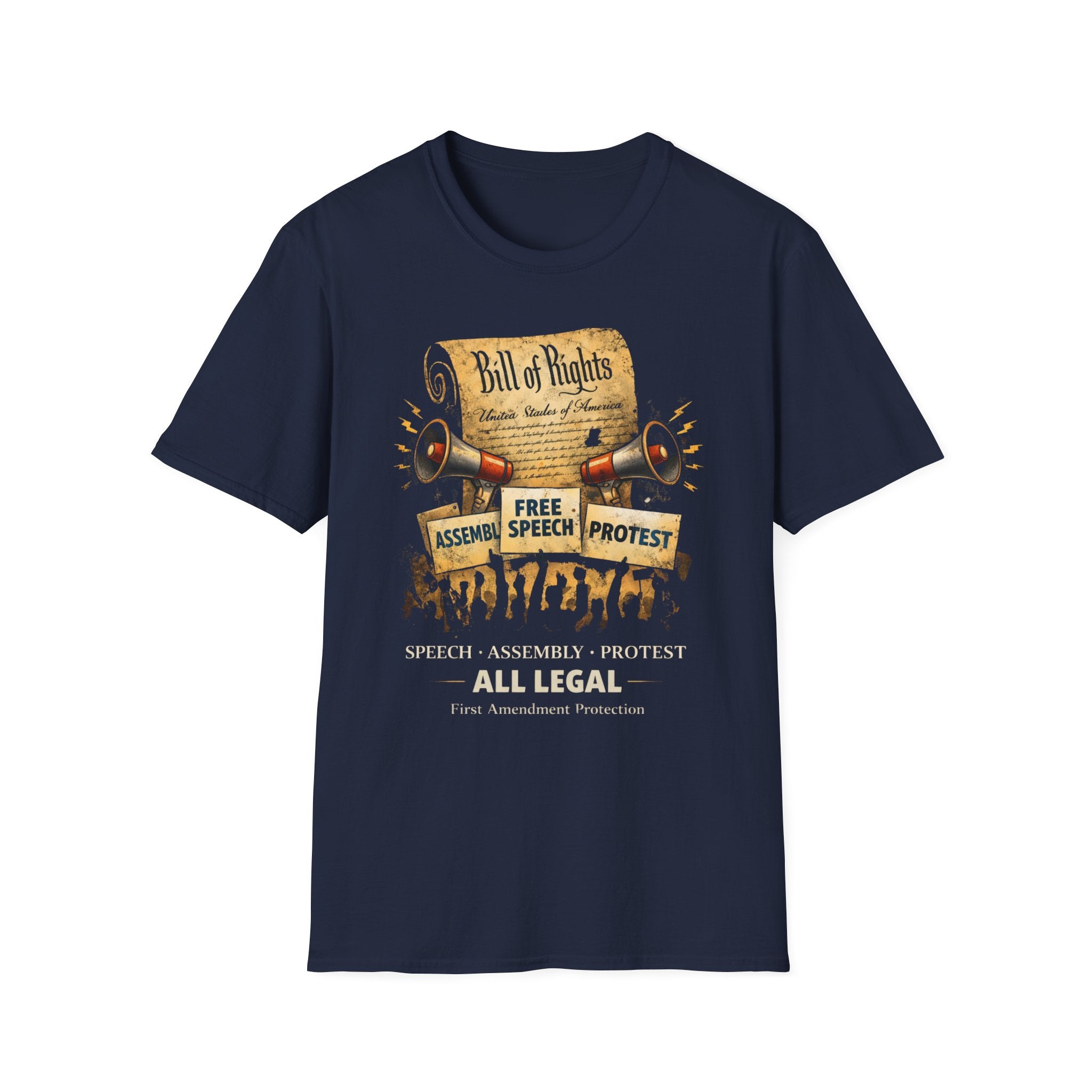 Bill Of Rights All Legal T-Shirt - Rise And Revolt